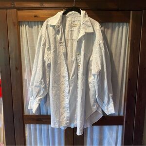 Free people oversized button down tunic